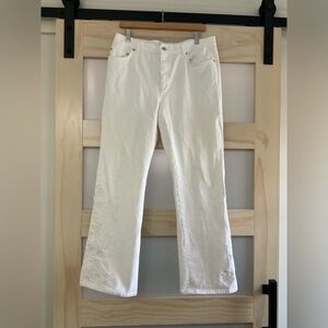 Ralph Lauren Women's Cream Straight Leg Jeans